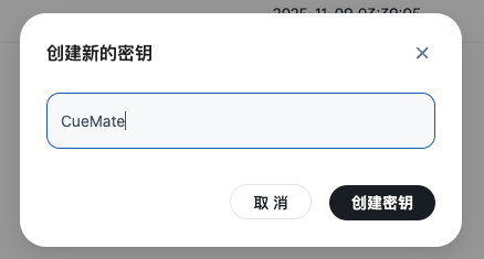 设置 API Key 信息